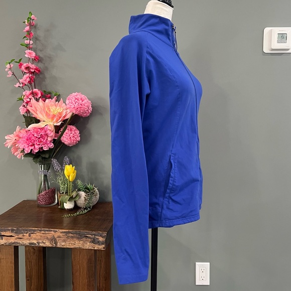 Tuff Athletics Blue Cowl Neck Sweater Lightweight Design - Picture 4 of 14